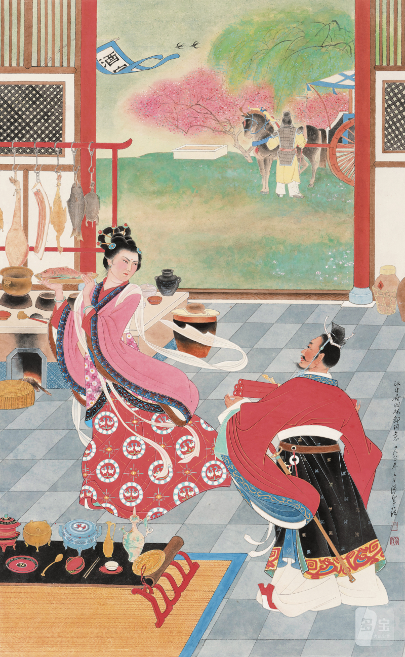 潘絜兹 1915-2002 乐府诗意图 - 图2